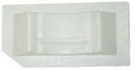 10088 SUPPORT-BRACKET-FIBERGLASS-ON INNER FENDER-OVERFLOW TANK-NEW OLD STOCK-63