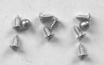 Click Here For Full Product Info 21028 SCREW SET-WINDSHIELD MOLDING CLIP-CONVERTIBLE-11 PIECES-63-67