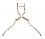 Click Here For Full Product Info 321558 EXHAUST SYSTEM-ALUMINIZED-ROUND MUFFLER-WITH CROSSOVER-59-60