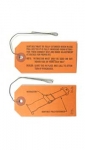 Click Here For Full Product Info 48071 TAG SET-SEAT BELT RETRACTOR INSTALLATION INSTRUCTIONS-W/ ATTACHING WIRE-2 PIECES-65-66
