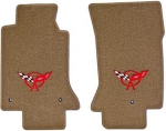 Click Here For Full Product Info E6654R MAT SET-FLOOR-LLOYD'S ULTIMATS-EMBROIDERED APPLIQUE RED C5 LOGO-COLORS-PAIR-97-04