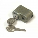 Click Here For Full Product Info E19694 LOCK-SPARE TIRE-WITH D LATE KEYS-LARGE CAP, LARGE HOLE-68
