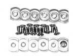 Click Here For Full Product Info E10897 SCREW AND NUT SET-SOFT TOP WEATHERSTRIP FRONT WITH T NUTS-24 PIECES-56-62