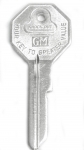 Click Here For Full Product Info E12193 KEY-BLANK-HEX-IGNITION, DOOR,GLOVE BOX AND SPARE TIRE LOCK-EACH-63-66