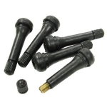 Click Here For Full Product Info E12508 VALVE STEM SET-WITH CAPS-STEEL WHEELS AND HUB CAPS-5 PIECES-65-66