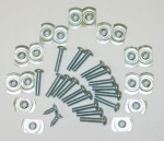 Click Here For Full Product Info E12831 SCREW KIT-SOFT TOP WEATHERSTRIP-SIDE RAIL T NUT-38 PIECES-56-62