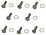 Click Here For Full Product Info E12922 SCREW AND NYLON WASHERS-TAIL LIGHT LENS OUTER-16 PIECES-58-60