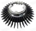 Click Here For Full Product Info E13176 CAP-STARBURST CENTER-BOLT ON-CHARCOAL COLOR-EACH-67