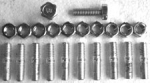 Click Here For Full Product Info E13350 STUD AND NUT SET-CARBURETOR-427 WITH 3 X 2-67-69