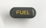 Click Here For Full Product Info E13469 BUTTON-FUEL-GRAY WITH ORANGE LETTERS-90-91