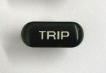 Click Here For Full Product Info E13472 BUTTON-TRIP-BLACK WITH WHITE LETTERS-94-96