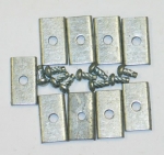 Click Here For Full Product Info E14372 RETAINER SET-HARDTOP FRONT BOW WEATHERSTRIP-WITH RIVETS-18 PIECES-56-62