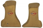 Click Here For Full Product Info E15008LC4 MAT SET-FLOOR-CUT PILE-MOLDED PREMIUM CONTOUR-RED C4 CIRCLE LOGO-COLORS-PAIR-84-90