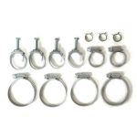 Click Here For Full Product Info E15106 CLAMP SET-HEATER-RADIATOR HOSE-350-W/OUT AIR CONDITIONING-13 PIECES-73-74