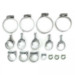 Click Here For Full Product Info E15108 CLAMP SET-HEATER-RADIATOR HOSE-454-W/OUT AIR CONDITIONING-17 PIECES-74