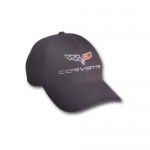 Click Here For Full Product Info E15676 CAP-C6 CORVETTE CHINO TWILL-BLACK