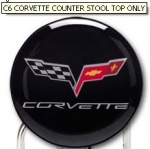 Click Here For Full Product Info E15768 STOOL TOP-C6 CORVETTE COUNTER STOOL TOP ONLY