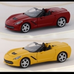 Click Here For Full Product Info E15825 MODEL-DIECAST-2014 STINGRAY CONVERTIBLE-2 COLORS