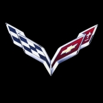 Click Here For Full Product Info E15847 SIGN-C7 CORVETTE EMBLEM-24 X 16