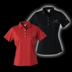 Click Here For Full Product Info E15868 SHIRT-LADIES-POLO-C7 LADIES NIKE DRI FIT-RED