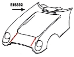 Click Here For Full Product Info E15892 FENDER-FRONT-UPPER-RIGHT HAND-53-55
