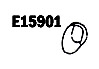 Click Here For Full Product Info E15901 BUCKET-HEADLAMP-CLOTH LAYUP-RIGHT HAND-53ONLY