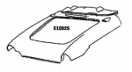Click Here For Full Product Info E15925 HOOD SURROUND-PRESS MOLDED-INCLUDES UPPER DASH-WHITE-56-57