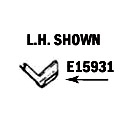 Click Here For Full Product Info E15931 BONDING STRIP-RIGHT FENDER TO FLOOR-56-62