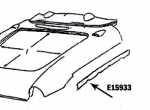 Click Here For Full Product Info E15933 BONDING STRIP-LEFT SIDE FENDER-PRESS MOLDED-WHITE-56-57