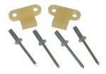 Click Here For Full Product Info E15980 STOP-WINDSHIELD WIPER DOOR WITH RIVETS-PLASTIC-ON BODY-PAIR-69-72