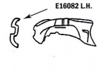 Click Here For Full Product Info E16082 BONDING STRIP-INNER SKIRT-FRONT-PRESS MOLDED-WHITE-LEFT HAND-58-62
