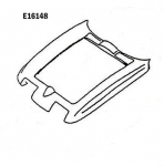 Click Here For Full Product Info E16148 HOOD SURROUND-PRESS MOLDED-GRAY-65-66