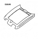Click Here For Full Product Info E16149 HOOD SURROUND-PRESS MOLDED-WHITE-65-66