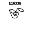 Click Here For Full Product Info E16338 SUPPORT EXTENSION-REAR UPPER PANEL-PRESS MOLDED-WHITE-63-65