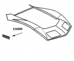 Click Here For Full Product Info E16506 EXTENSION-LOWER COWL-PRESS MOLDED-BLACK-RIGHT HAND-68-82