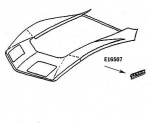Click Here For Full Product Info E16507 EXTENSION-LOWER COWL-PRESS MOLDED-BLACK-LEFT HAND-68-82