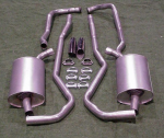 Click Here For Full Product Info E1665 EXHAUST SYSTEM-ALUMINIZED-2 TO 2.5 INCH-SMALL BLOCK-MANUAL-68-72