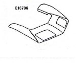 Click Here For Full Product Info E16706 HOOD SURROUND-CENTER WHEEL WELL FORWARD-HAND LAYUP-68-72