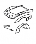 Click Here For Full Product Info E16721 SKIRT-INNER-HAND LAYUP-LEFT HAND-80-82