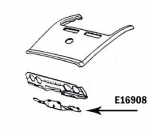 Click Here For Full Product Info E16908 PANEL-WITH STANDARD EXHAUST-REAR FILLER-HAND LAYUP-WITH HOLES FOR BACK UP LAMPS-68
