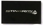 Click Here For Full Product Info E17088 MIRROR-ETCHED STINGRAY LOGO-FRAMED-BLACK