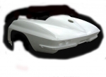 REAR END - ONE PIECE - LESS ROOF - HAND LAYUP - COUPE - 63 - 66