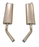 Click Here For Full Product Info E1733C MUFFLER-ALUMINIZED-OVAL-2 INCH-PAIR-56-62