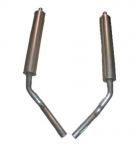 Click Here For Full Product Info E1734 MUFFLER-ALUMINIZED-ROUND-2 INCH-PAIR-56-62