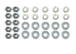 E18416 NUT AND WASHER SET-GRILLE-MOUNTING BRACKET-30 PIECES-53-57-NO LONGER AVAILABLE SEE E18415