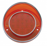 Click Here For Full Product Info E19575 LENS-TAIL LIGHT-LED-RED-WITH STAINLESS STEEL RIM-EACH-68-73