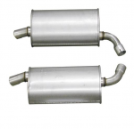 Click Here For Full Product Info E19766 MUFFLER-ALUMINIZED-OVAL-HIDEAWAY-2 INCH-PAIR-73