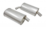 Click Here For Full Product Info E19768 MUFFLER-ALUMINIZED-ROUND-2 INCH-PAIR-73