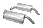 Click Here For Full Product Info E19806 MUFFLER-ALUMINIZED-OVAL-2 INCH-PAIR-74