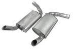 Click Here For Full Product Info E19808 MUFFLER-ALUMINIZED-OVAL-2.5 INCH-PAIR-74